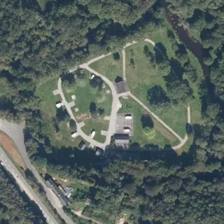 Vue aérienne de Aire de la Faouët