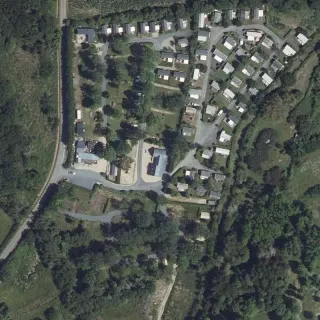 Luftbild von Camping de Lanven