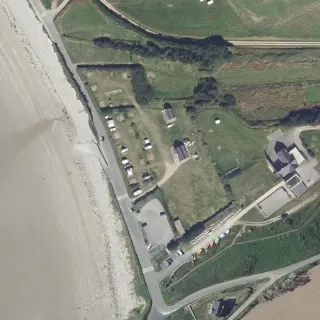 Vue aérienne de Camping de Pen Bellec
