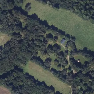 Vue aérienne de Camping des Bruyères