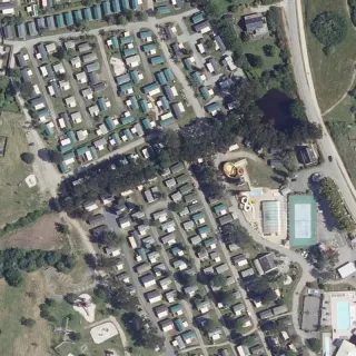 Luftbild von Camping du Grand Large