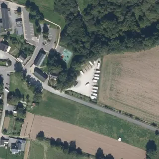 Aerial view of Le Guerno - Rue des Oiseaux