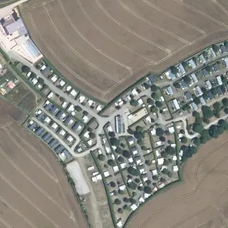 Aerial view of Camping Les Roches