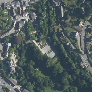 Luftbild von Belle Isle en Terre