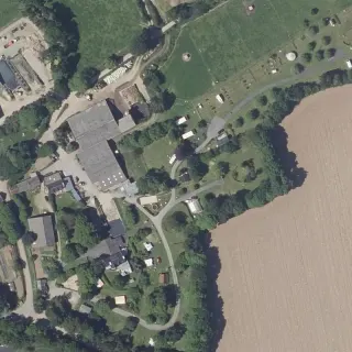 Aerial view of Ferme de Croas Men