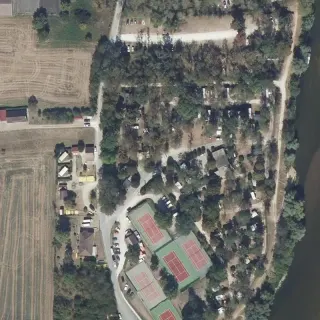 Vue aérienne de Camping Les Portes de Sancerre