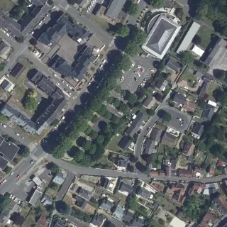 Vue aérienne de Parking des Bas-Clos