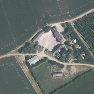 Vue aérienne de Camping de la grande vove