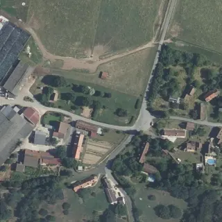Luftbild von Ferme de Prinçay