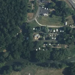Vue aérienne de Camping du Bec de Cisse