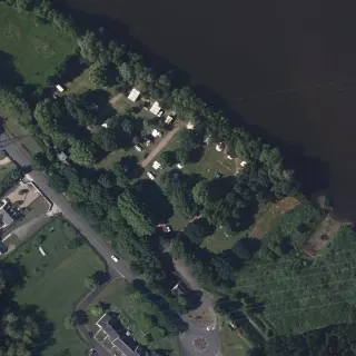 Vue aérienne de Camping Belle-Rive