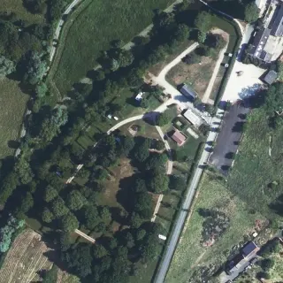 Aerial view of Camping de mon village