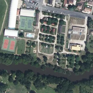 Aerial view of Camping de Tournefeuille