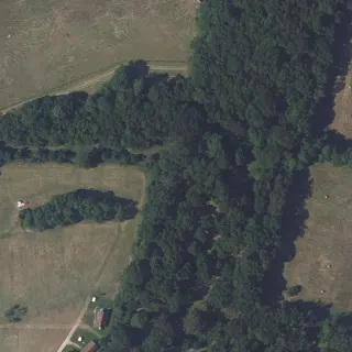 Aerial view of La Petite Brenne