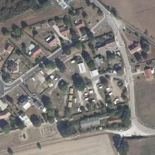 Aerial view of Les Germains