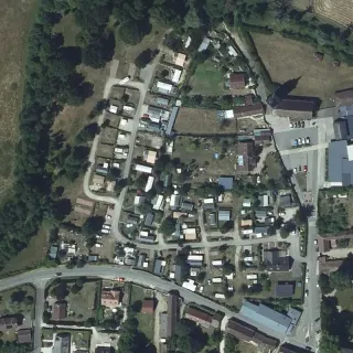 Luftbild von Camping des Étangs de Marsalin