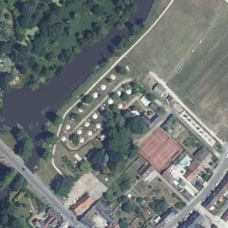 Luftbild von Camping municipal de Cellettes