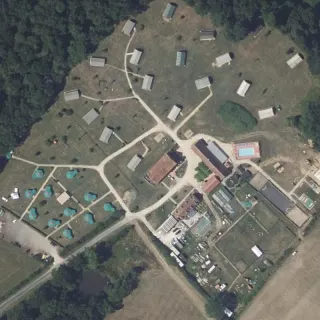 Luftbild von Camping Parc de la Brenne