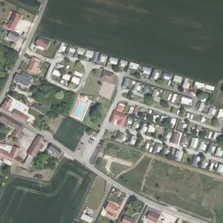 Vista aerea di Le Clos des Tourterelles