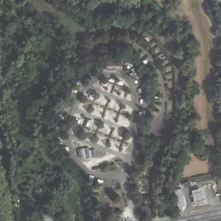 Luftbild von Camping de Bourges