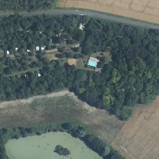 Flygbild över Club du Soleil de Loir et Cher