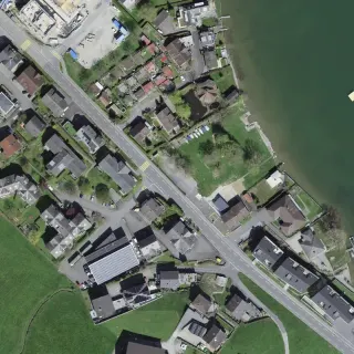 Aerial view of Motorhome aire