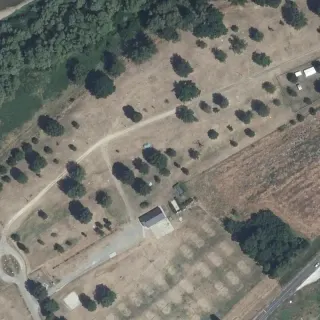 Vue aérienne de Camping du Verdeau