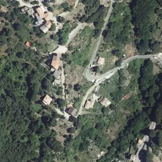 Vue aérienne de Camping l'Agrottu