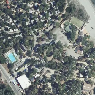 Luftbild von Camping San Damiano