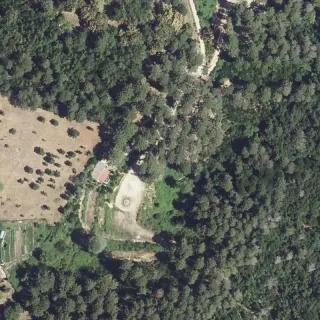 Vue aérienne de U Valdu