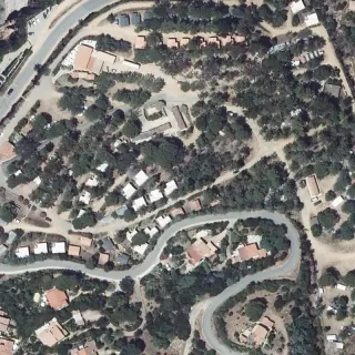 Vue aérienne de Le Sud