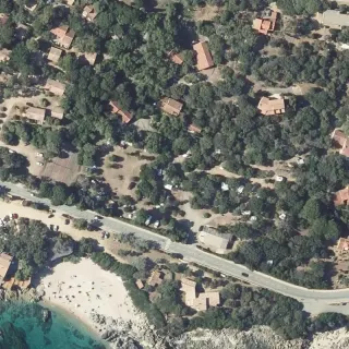 Luftbild von Camping Abbartello