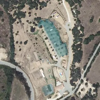 Vue aérienne de Le Mandriale - Camping à la ferme