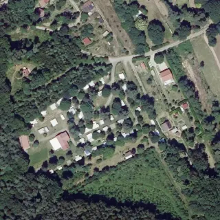 Luftbild von La Pinède