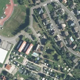 Luftbild von Camping Les Portes d'Alsace