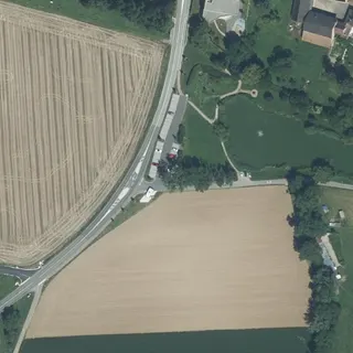 Luftbild von Wiwersheim Parkplatz