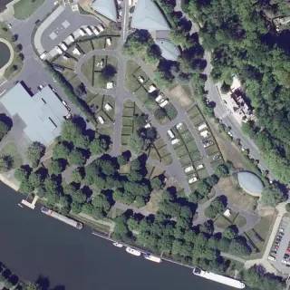 Aerial view of Le Mont Olympe