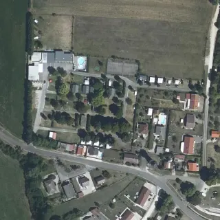Luftbild von Camping du Lac