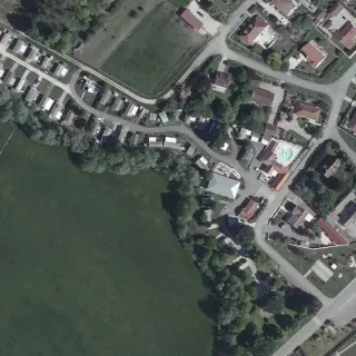 Aerial view of Le Garillon