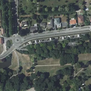 Aerial view of Camping Les Bosquets