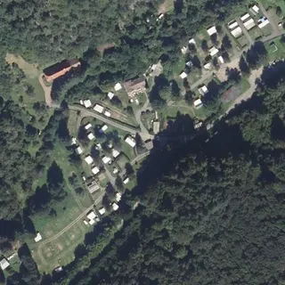 Luftbild von Camping de la Mine d'Argent