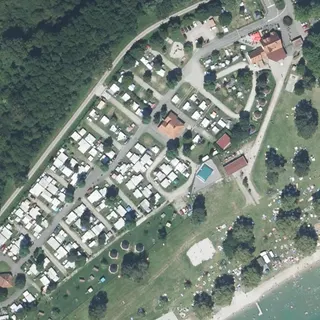 Vue aérienne de Le camping des Mouettes