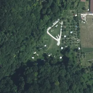 Luftbild von Camping du Bois Joli