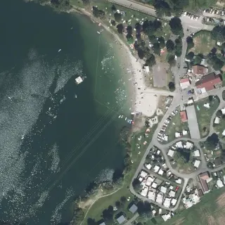 Aerial view of Camping du Staedly