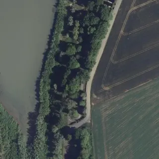 Vue aérienne de Camping des Leschéres