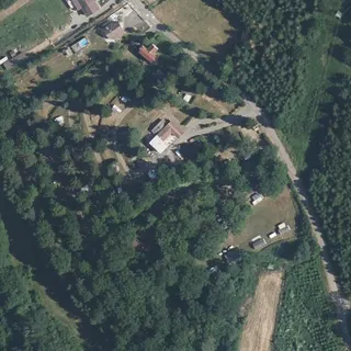 Luftbild von Camping Vosgina