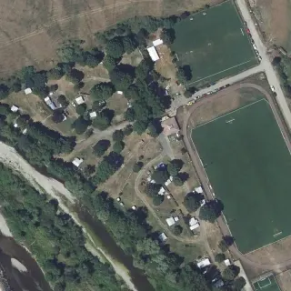 Vue aérienne de Camping du Passe Temps
