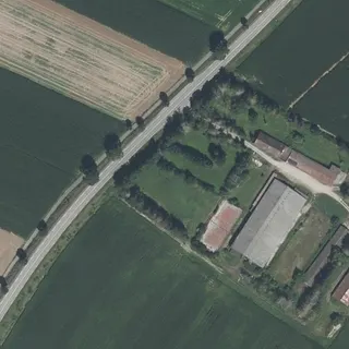 Aerial view of Camping ferme Saint Paul