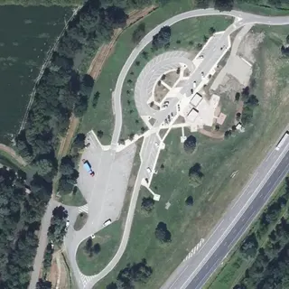 Flygbild över AREA
