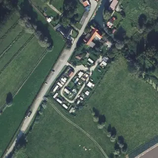 Luftbild von Camping des Marais